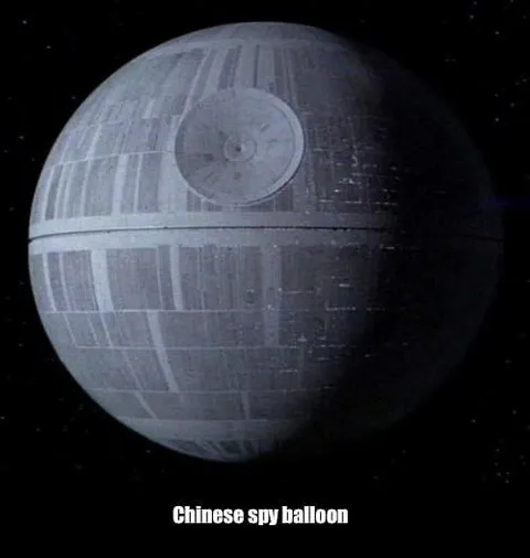 Chinese Spy Balloon Death Star
