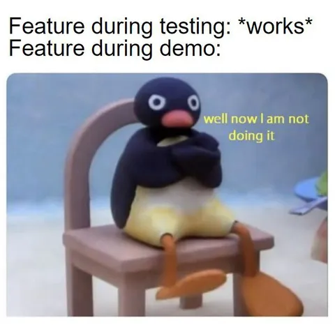 Feature Works During Testing