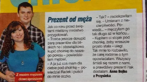 Prezent od dowcipnego męża