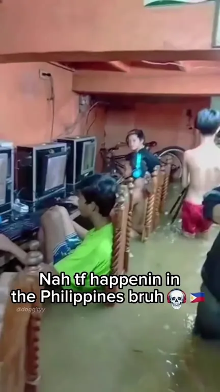 Flooded Philippine Gaming Room