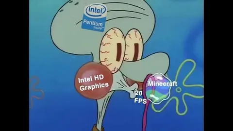 Intel HD Graphics Minecraft 20 FPS