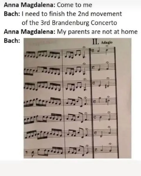 Bach Needs to Finish the Concert