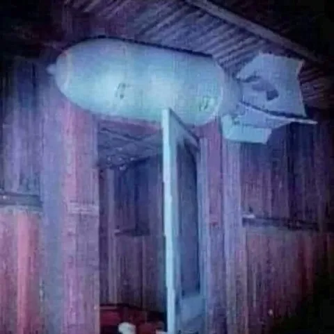 Жуткое существо в дверях