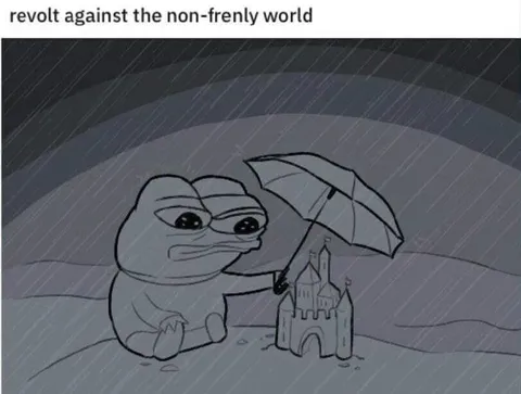 Pepe Protects His Sandcastle