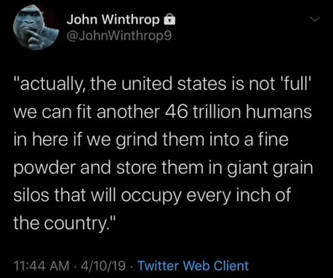 46 Trillion Humans in Grain Silos