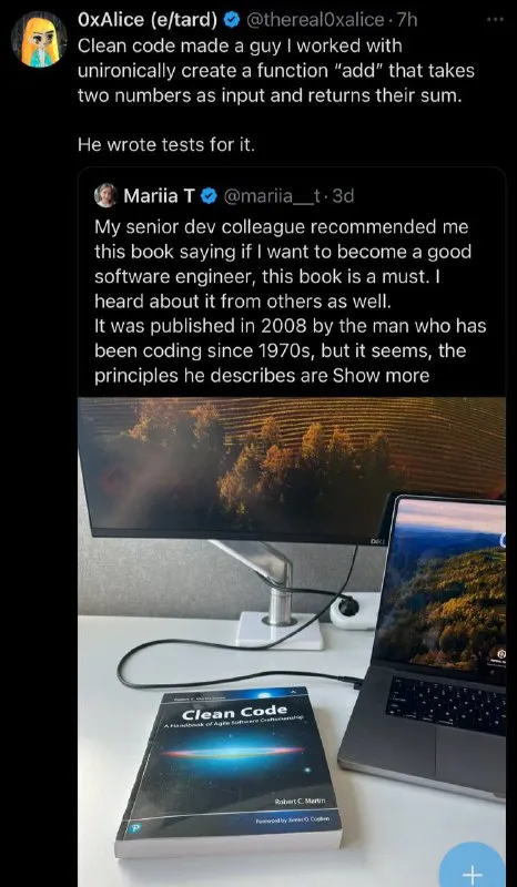 Clean Code Tests the Add Function