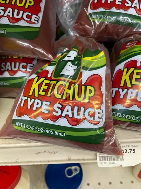 Ketchup Type Sauce Confusion