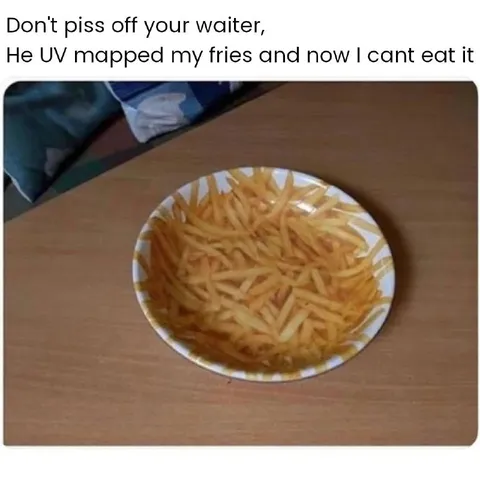 UV Mapped Fries