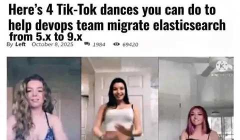 TikTok Dances for Elasticsearch Migration