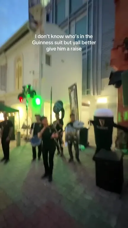 Guinness Mascot Deserves a Raise