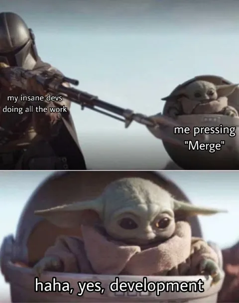 Grogu Pressing Merge