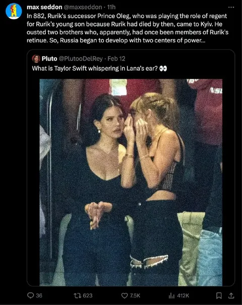 Taylor Swift Whispers About Russia