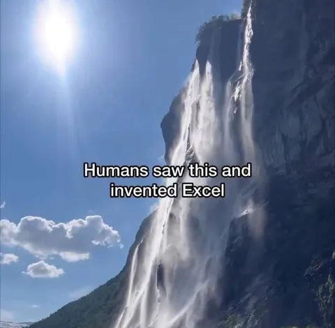 Humans Invented Excel