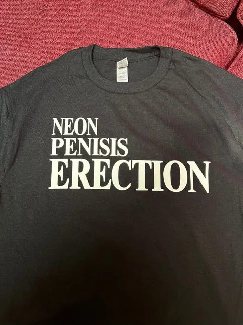 Neon Penis Erection Shirt