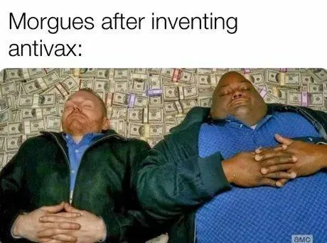 Morques after inventing antivax