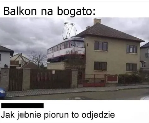 Balkon na bogato
