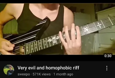 Very Evil and Homophobic Riff