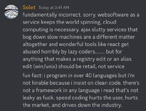 Fundamentally Incorrect Web Software Rant