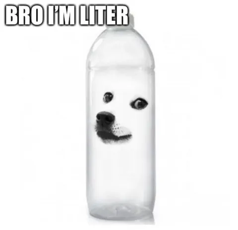 Bro I'm Liter Bottle