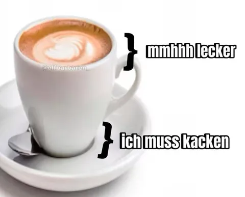 Kaffee schmeckt, Darm rebelliert