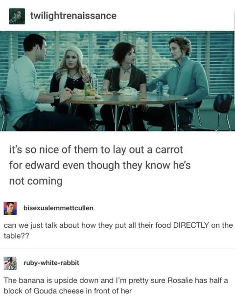 Twilight Cafeteria Food Details