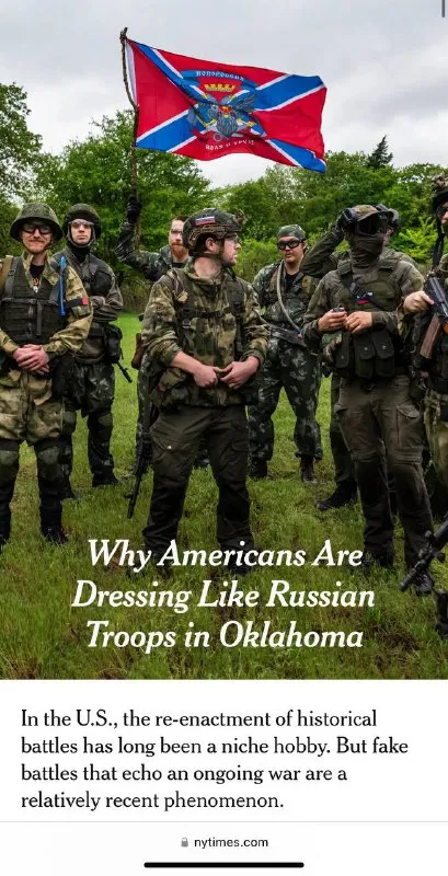 Americans Dressed Like Russian Troops
