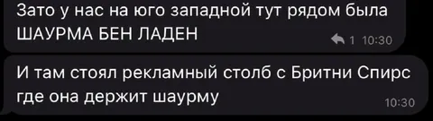 Шаурма Бен Ладен и Бритни Спирс