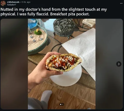 Breakfast Pita Pocket Flaccid