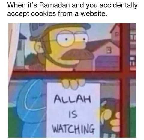 Accidentally Accepting Cookies During Ramadan