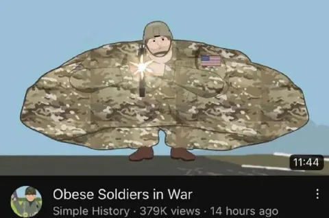 Obese Soldier in War