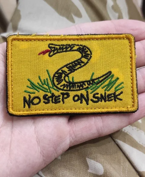 No Step On Snek Patch