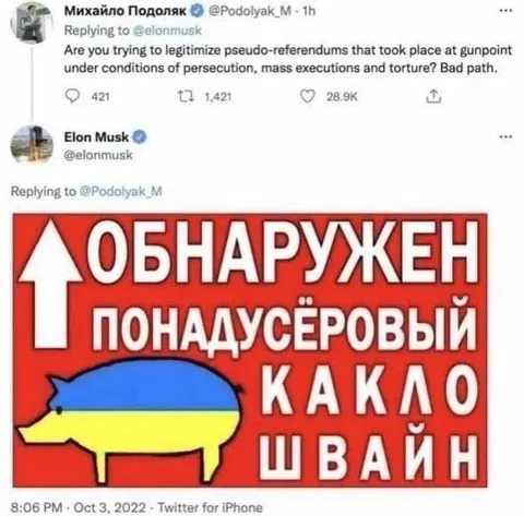 Обнаружен понадуёровый какло швайн