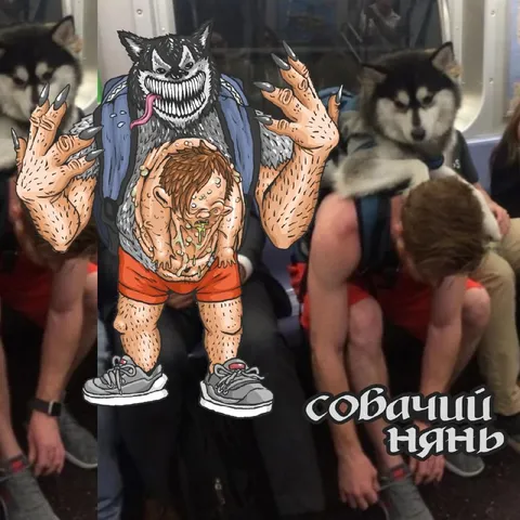 Совачий ныть в метро