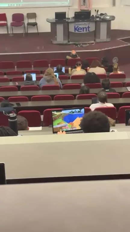 Minecraft на лекции