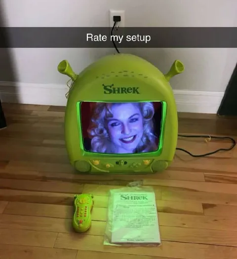 Rate my Shrek setup