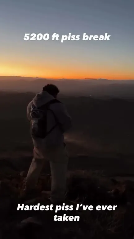 5200-Foot Piss Break