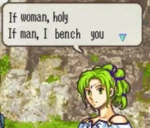 If Woman Holy If Man Benched