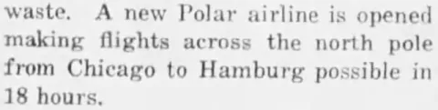 1923 Polar Airline Prediction
