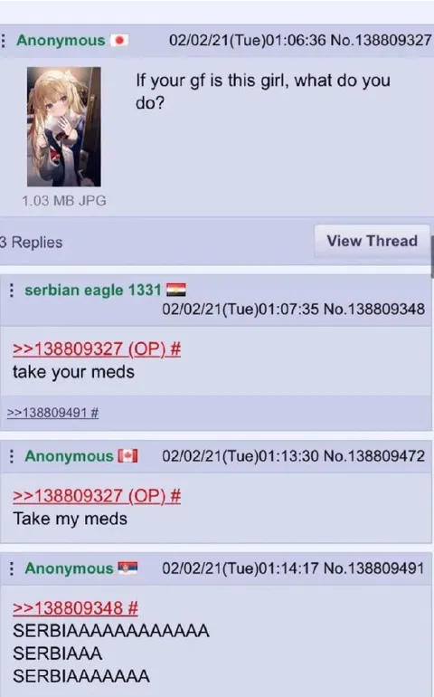 Take Your Meds Serbian Eagle