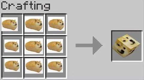 Crafting a Doge Cube