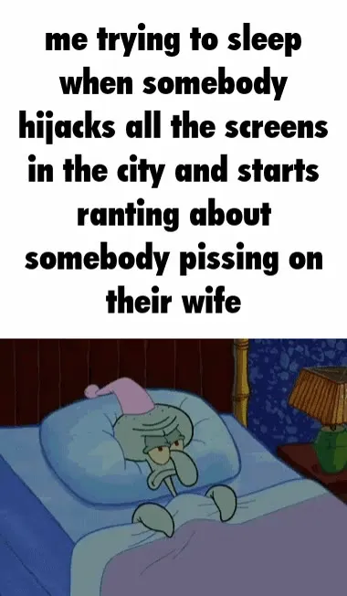 Squidward Can't Sleep