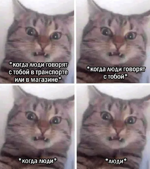 Когда люди говорят с тобой