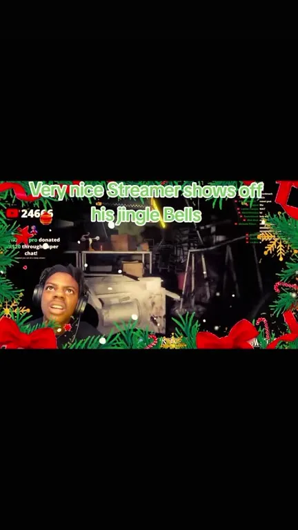 Streamer Shows Off His Jingle Bells
