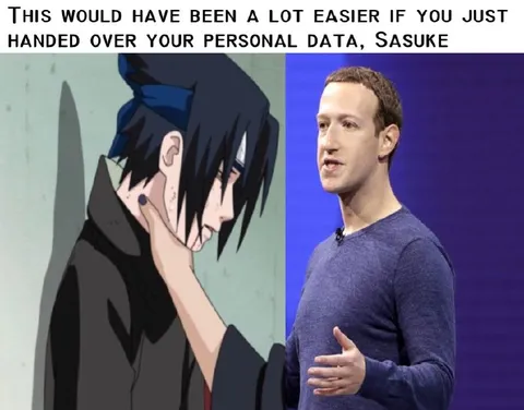 Zuckerberg Asks Sasuke for Data