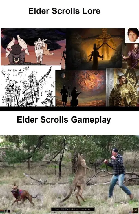 Elder Scrolls Lore vs Gameplay