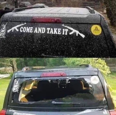 Come and Take It Car Sticker