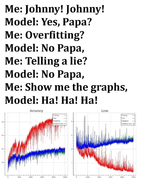Johnny Johnny Overfitting Graphs