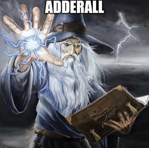 Adderall Wizard Casts a Spell