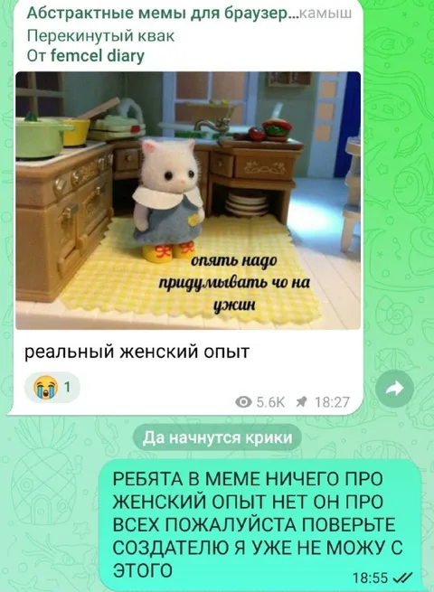 Реальный женский опыт на ужин