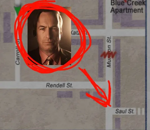 Saul Goodman on the Map
